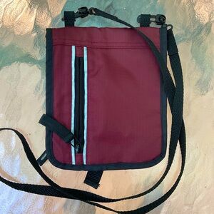 Eddie Bauer Nylon Travel Convertible Crossbody Wallet Belt Bag